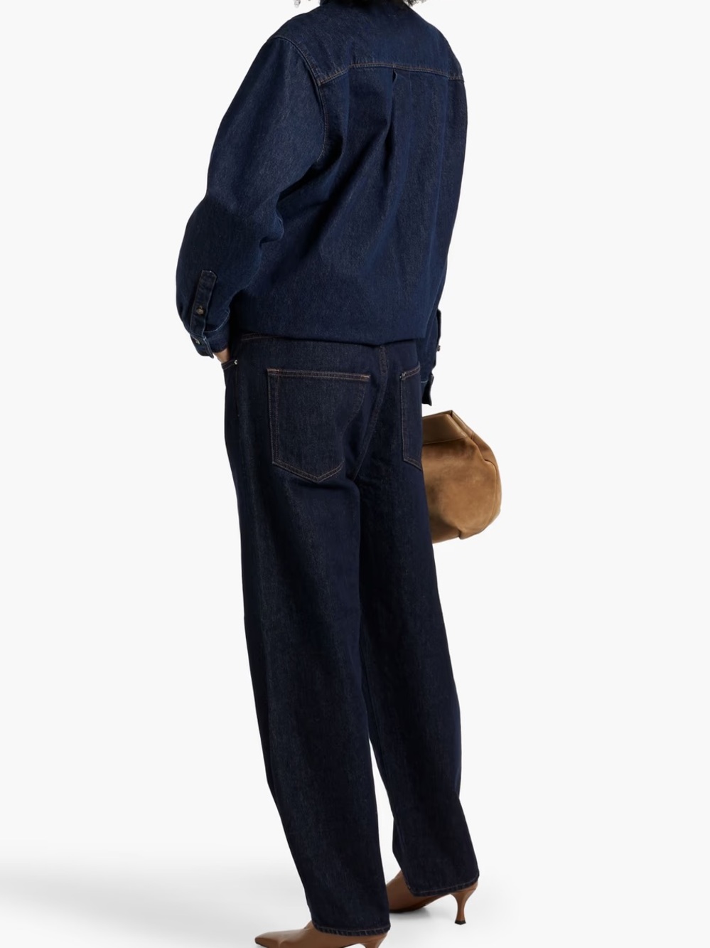 TOTEME High-Rise Barrel-Leg Jeans - Picture 6 of 6